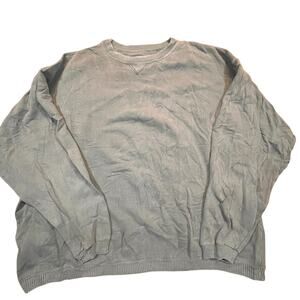 Vintage Champion Minimalist Crewneck Sweatshirt Faded Green Mens XL Pullover